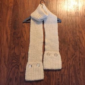 Michael Kors Ivory knit scarf NWOT